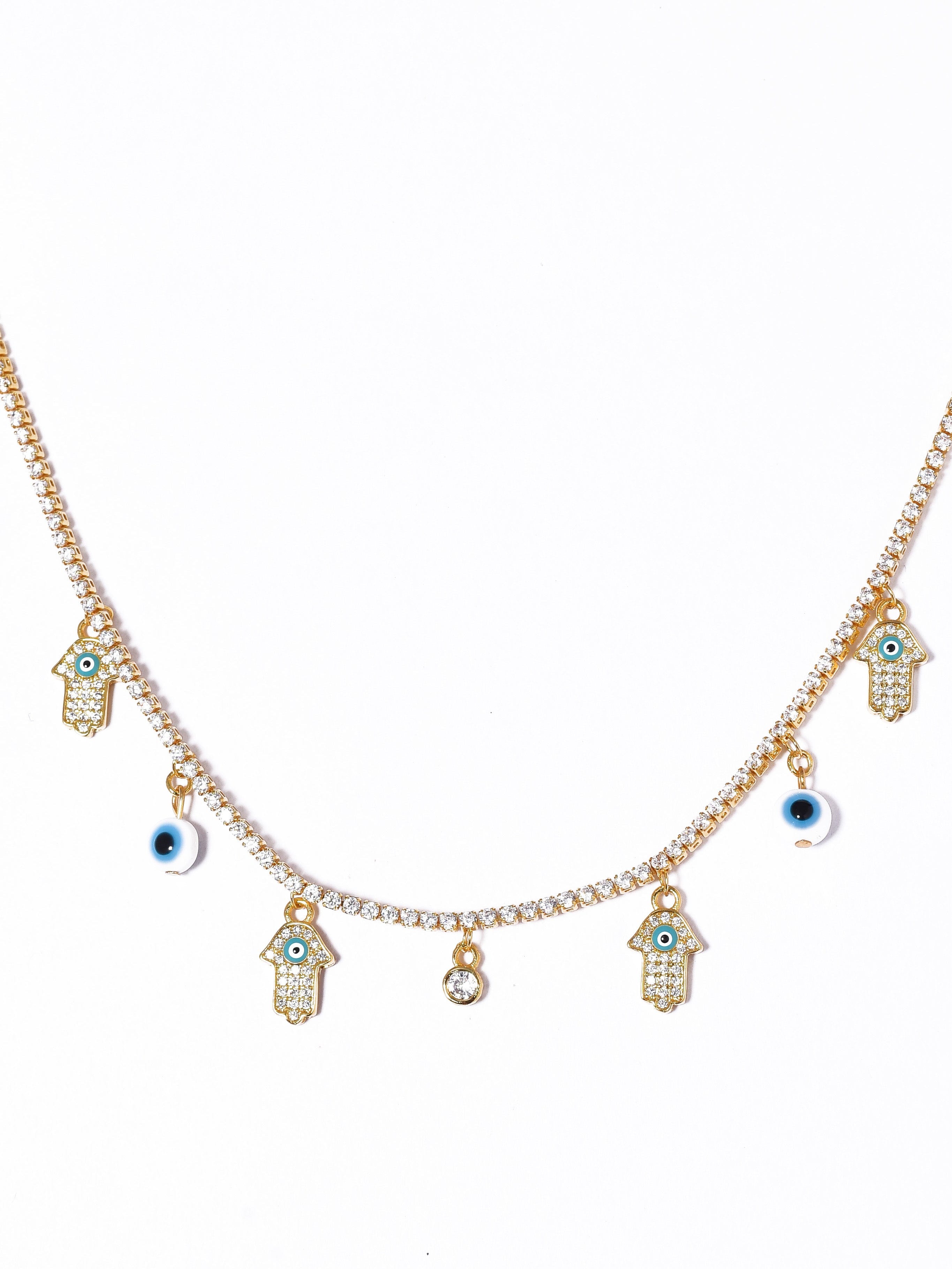 Klissaa Necklaces Amalfi Hamsa Hand Necklace