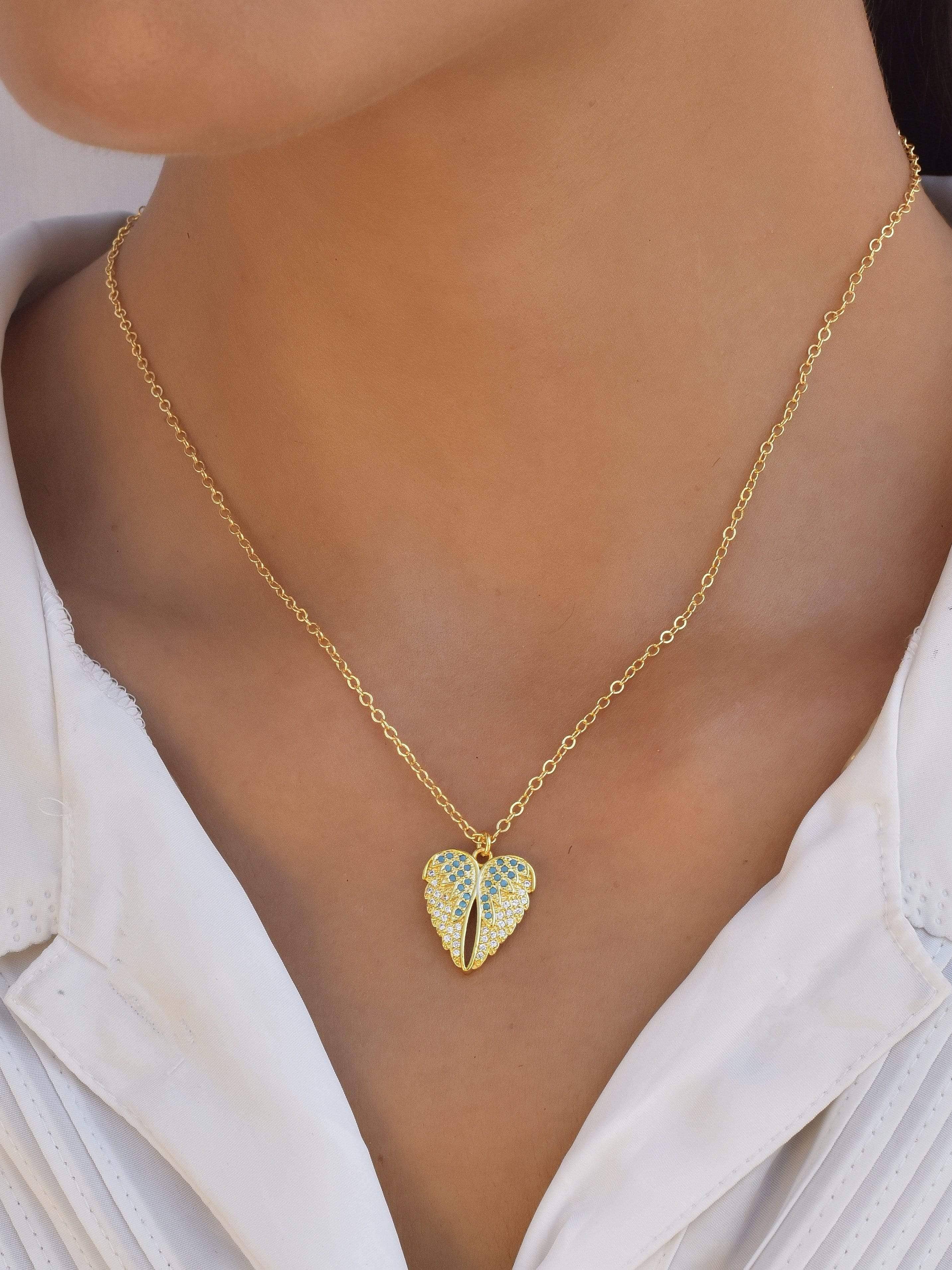 Klissaa Necklaces Butterfly Heart Necklace