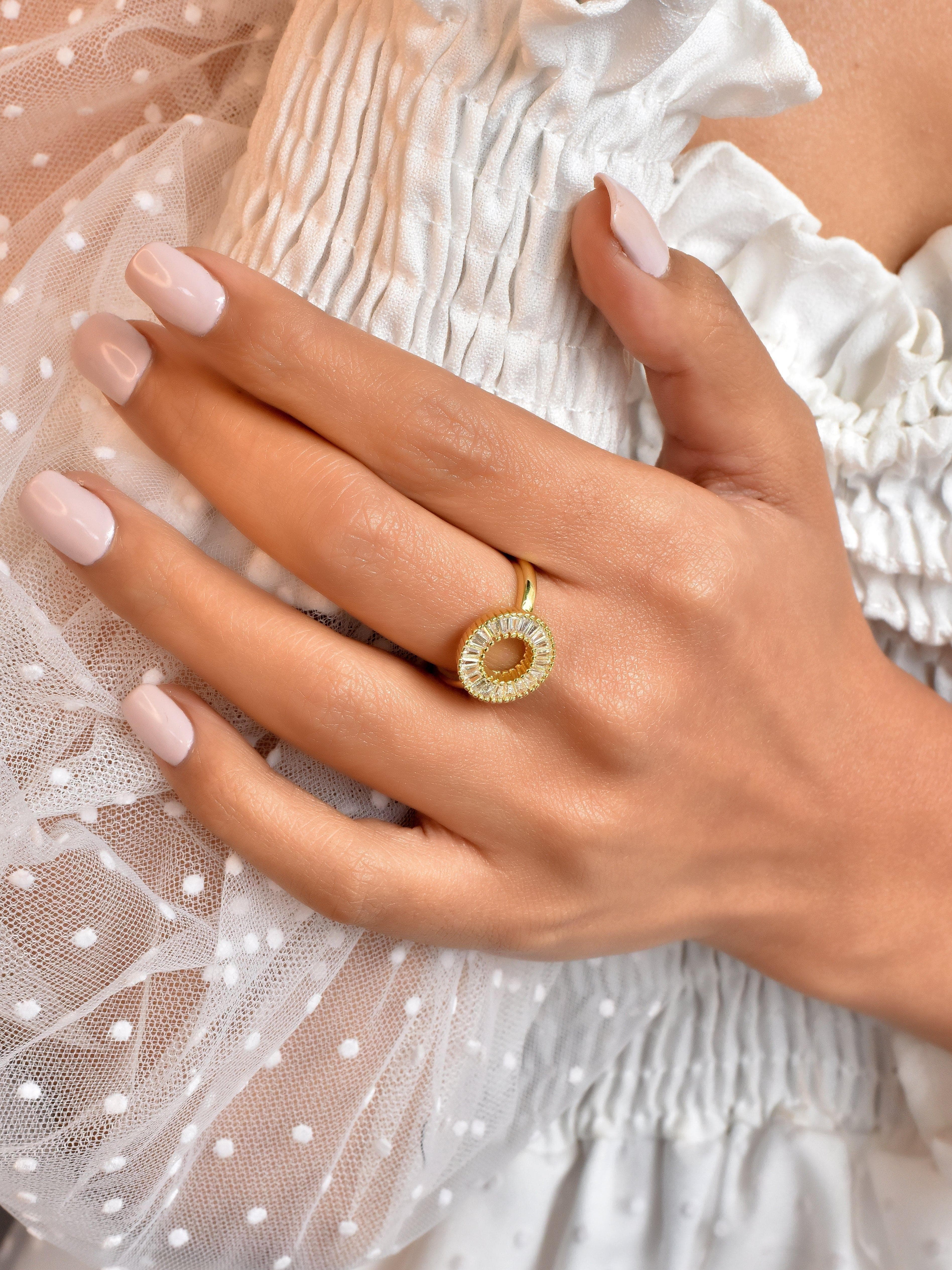 Klissaa rings Zircon Vintage Ring